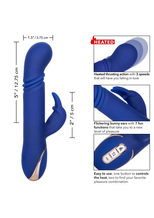 CalExotics Jack Rabbit Signature Heated Silicone Thrusting 'G' Rabbit - Afbeelding 8