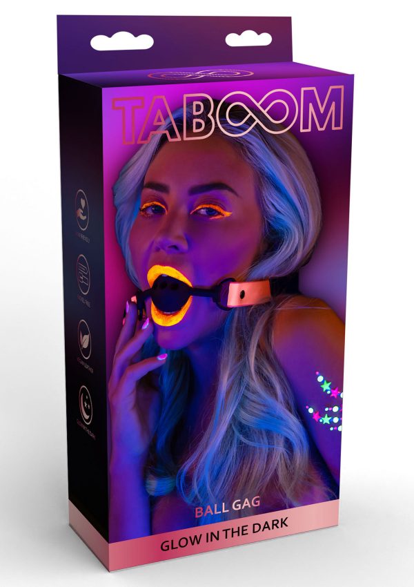 Taboom Glow In the Dark Ball Gag - Afbeelding 4