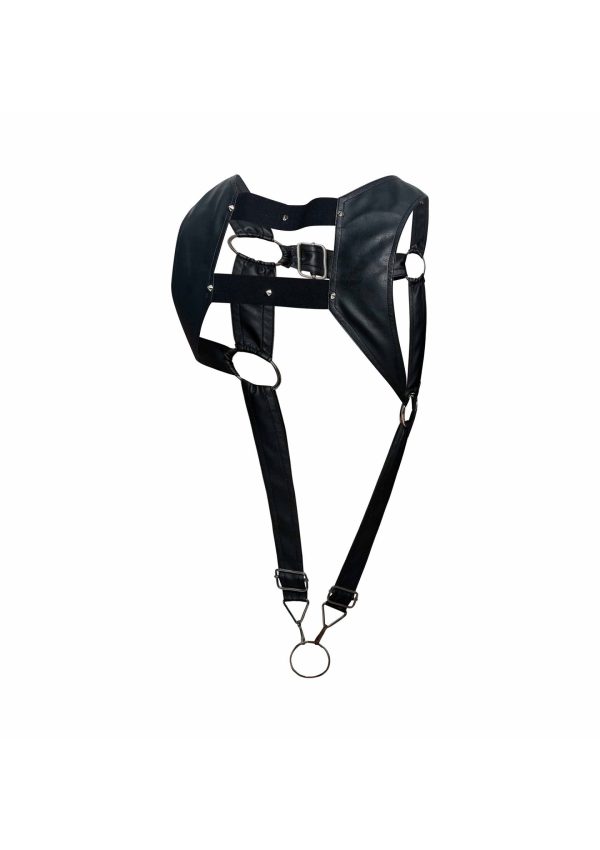 MOB Eroticwear Dngeon Top Cockring Harness - Afbeelding 7