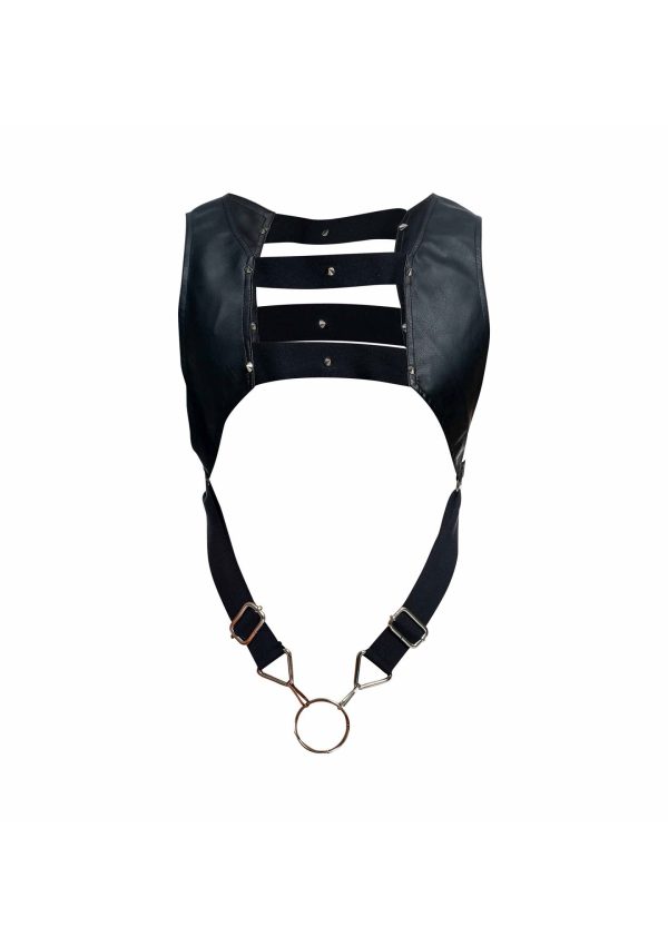 MOB Eroticwear Dngeon Top Cockring Harness - Afbeelding 8