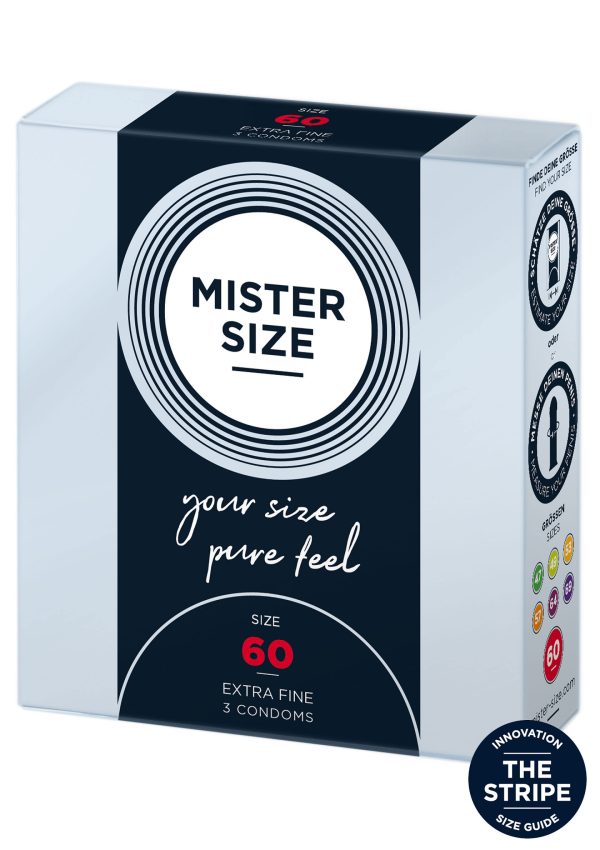 Mister Size 60mm Condoms 3pcs - Afbeelding 3