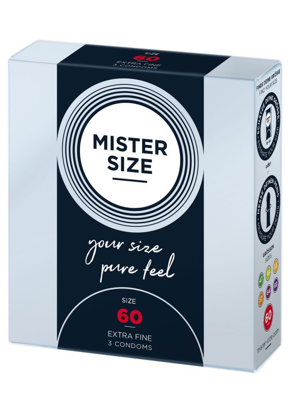 Mister Size 60mm Condoms 3pcs - Afbeelding 2