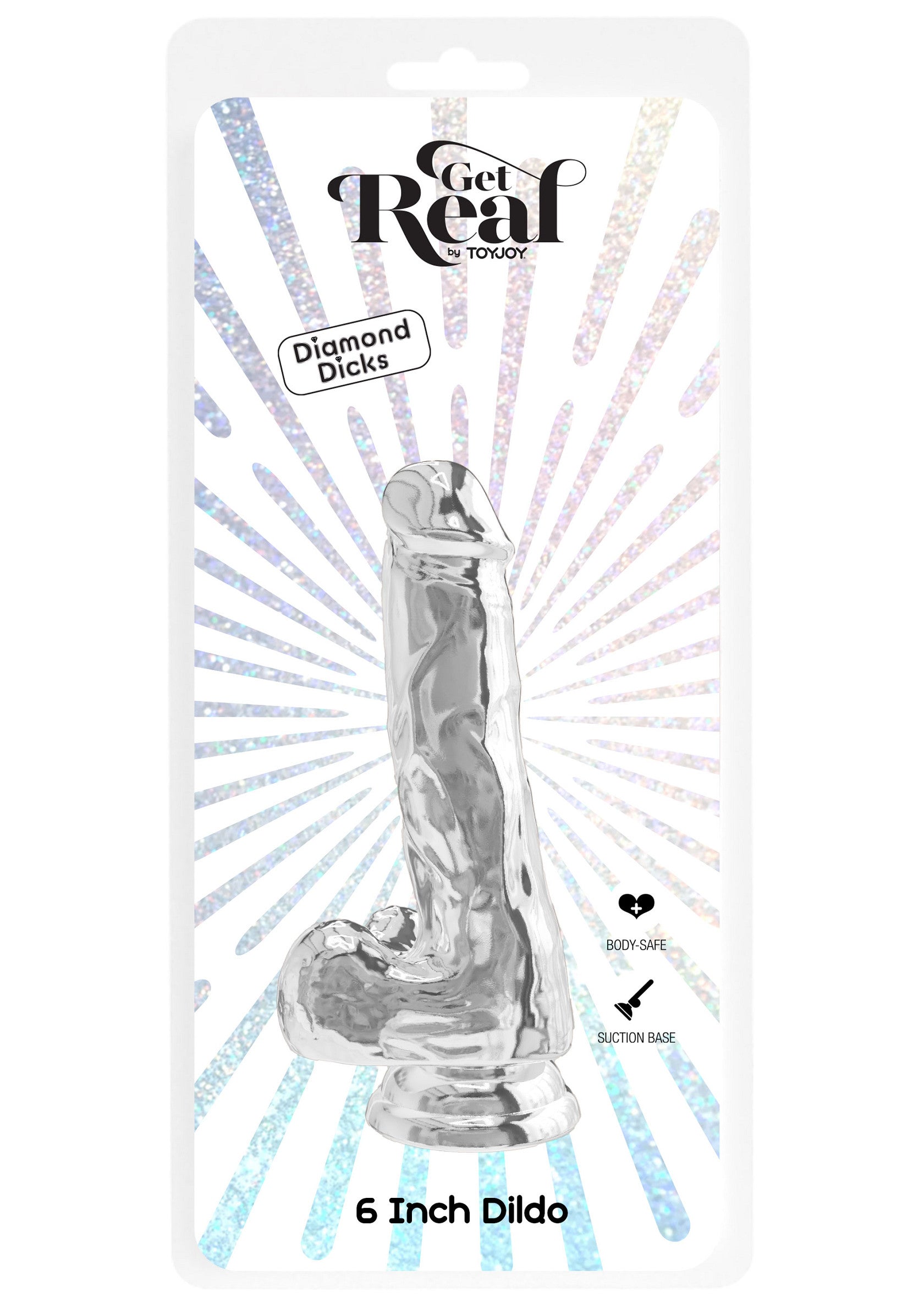 Clear Dildo TPE 16 cm - Afbeelding 2