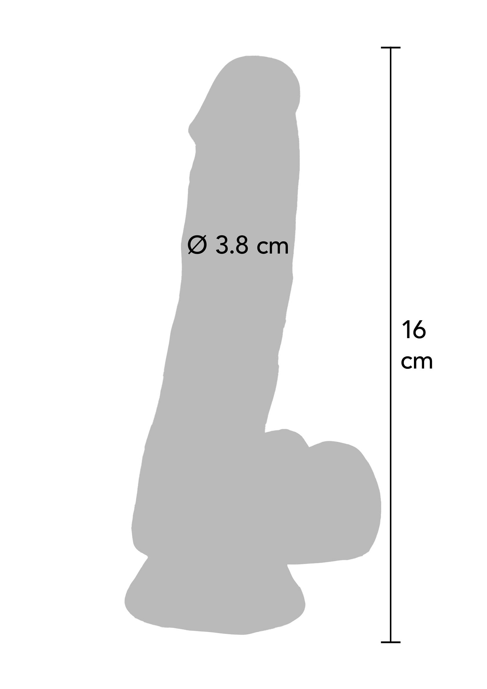 Clear Dildo TPE 16 cm - Afbeelding 4