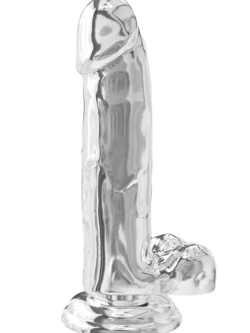 Clear Dildo TPE 18 cm