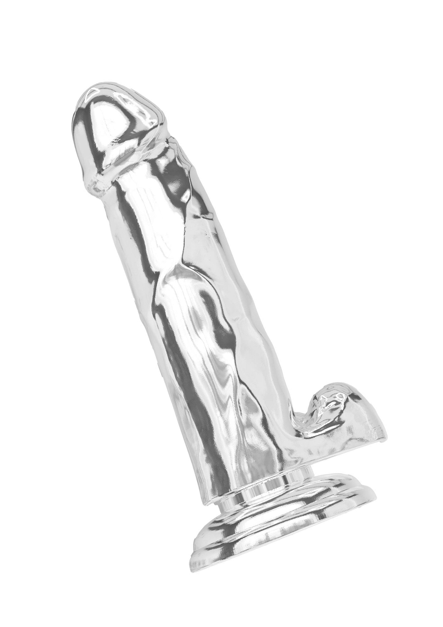 Clear Dildo TPE 18 cm - Afbeelding 3