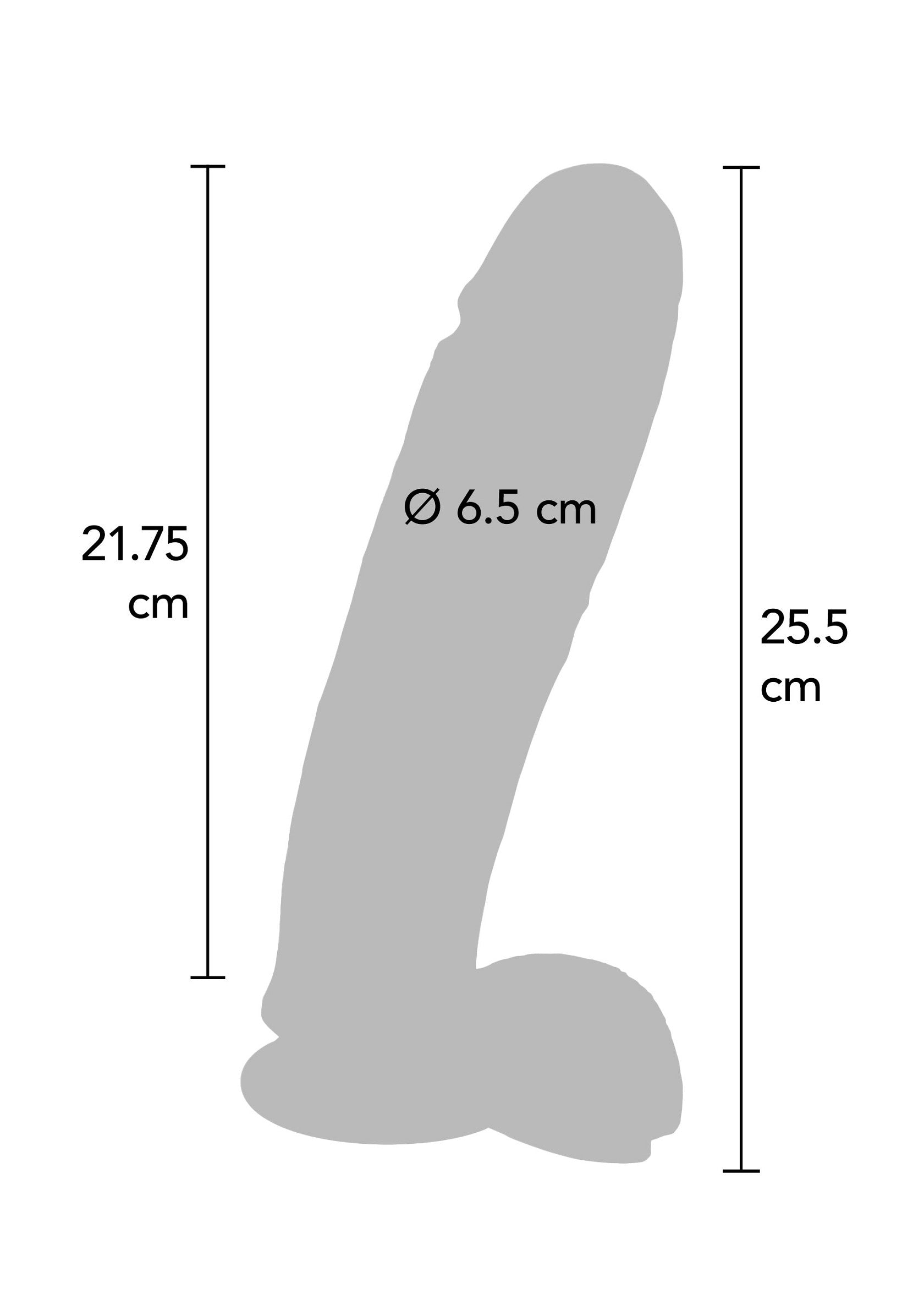 Dildo PVC 25.5 cm - Afbeelding 3