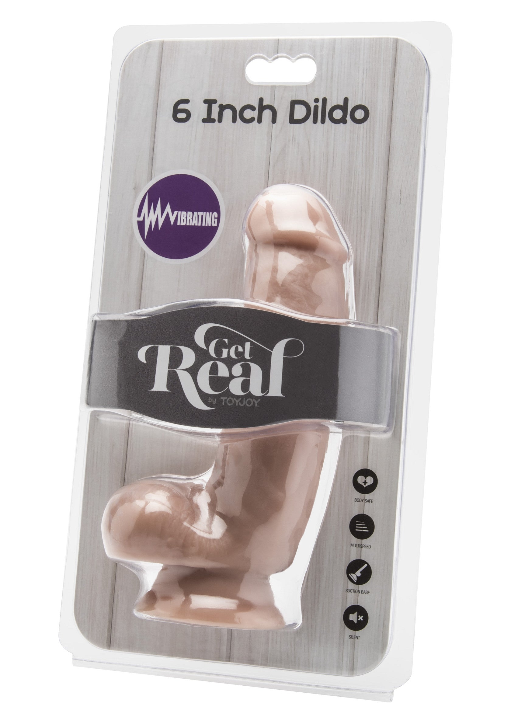 Vibrating Dildo PVC 15 cm - Afbeelding 2
