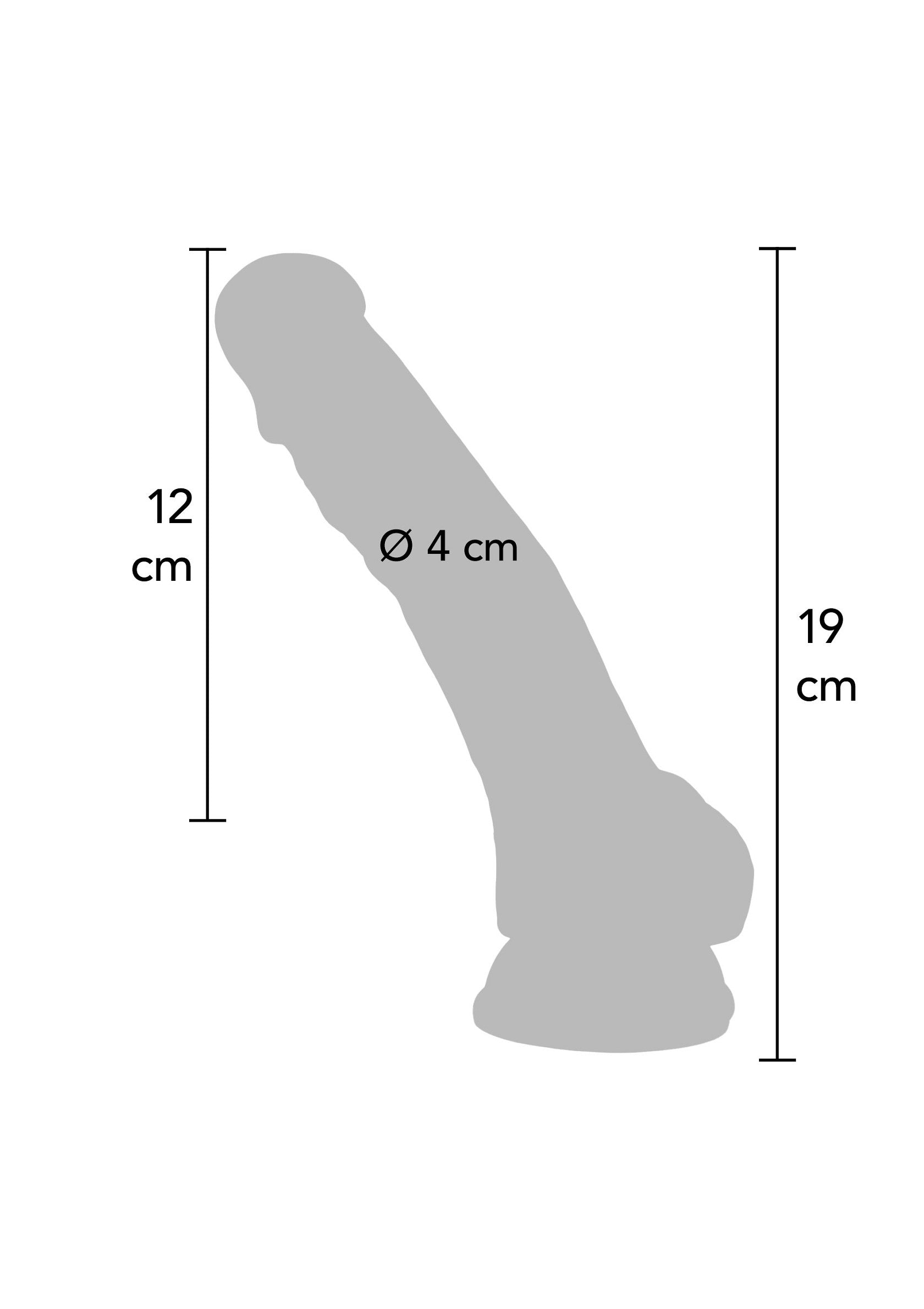 Happy Dicks Dildo PVC 19 cm - Afbeelding 3
