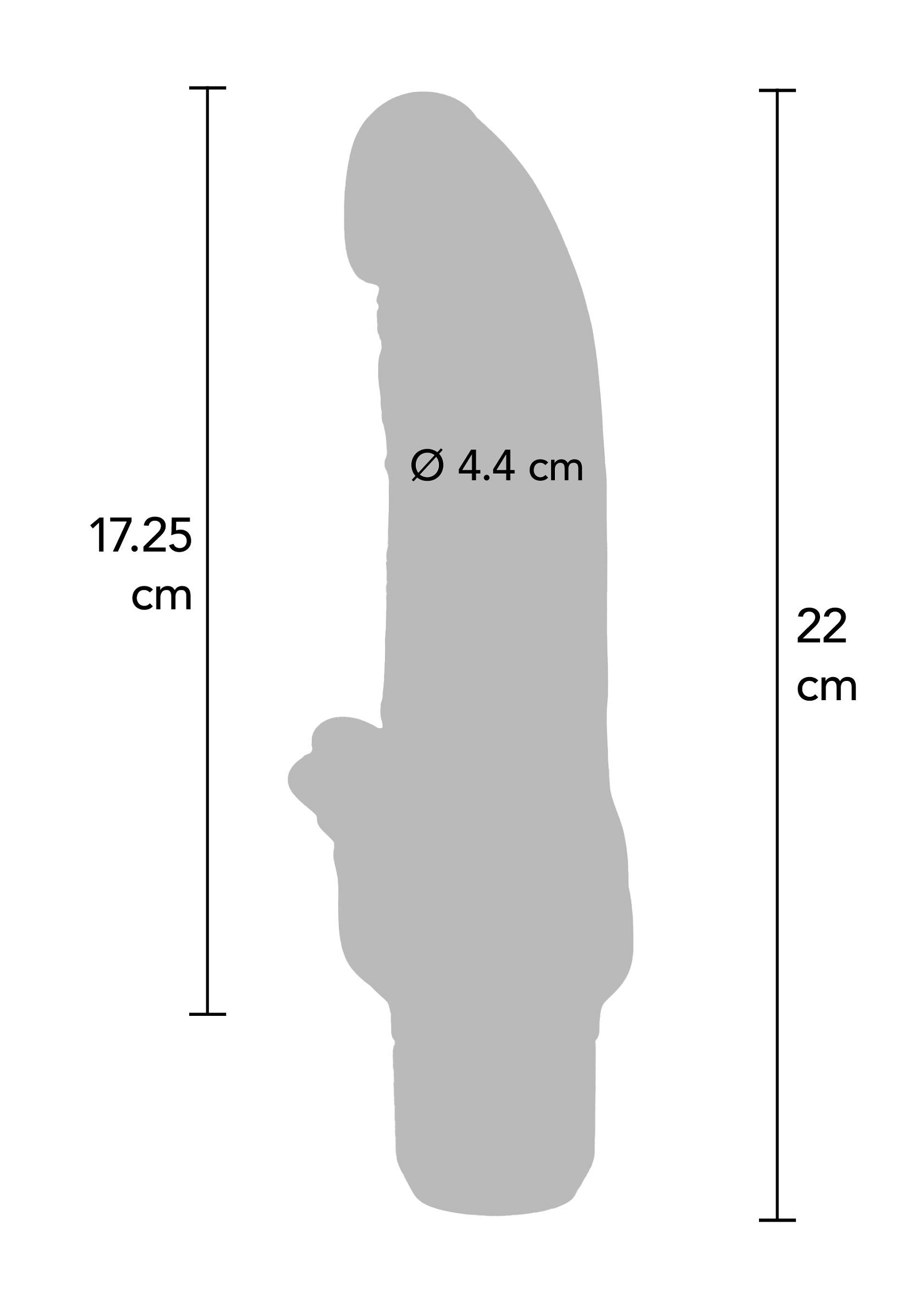 Gold Dicker Stim Vibrator 22 cm - Afbeelding 10