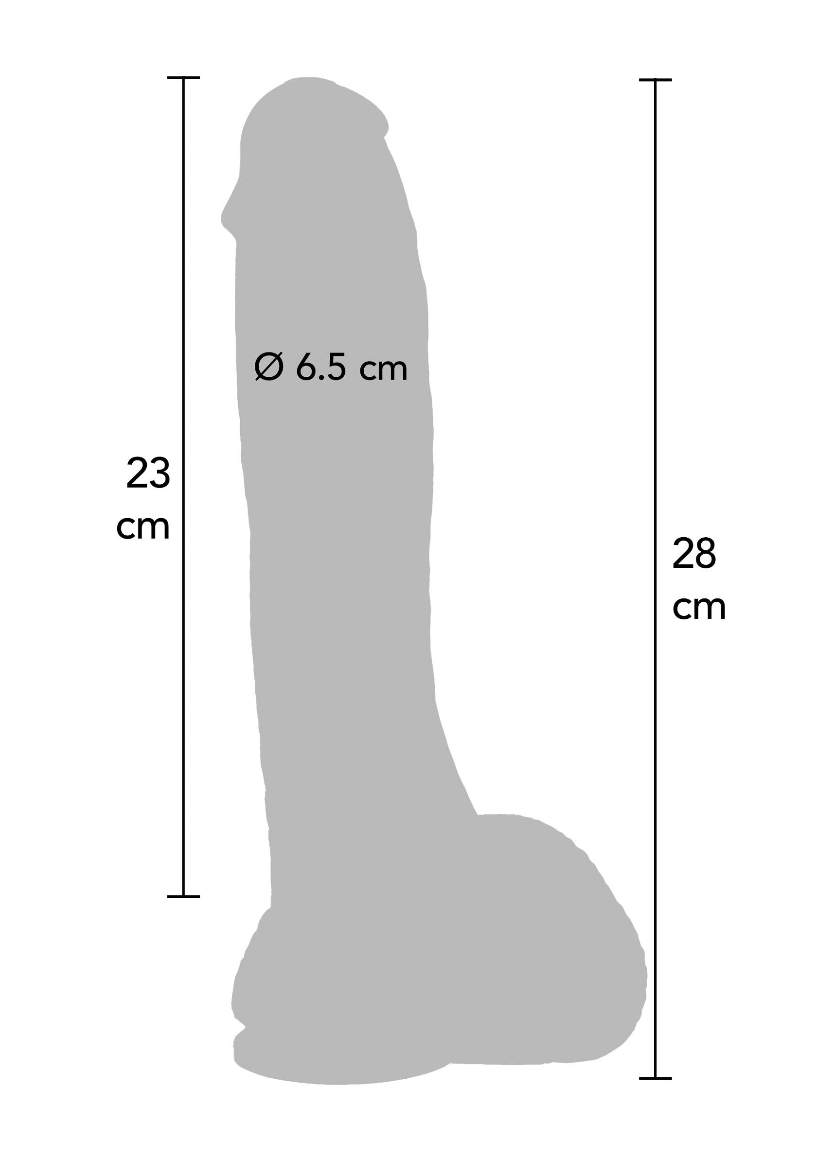 Extreme XXL Dildo PVC 28 cm - Afbeelding 6