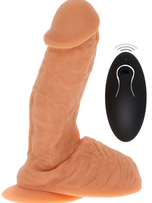 Naked Vibrating Dildo Silicone 17 cm