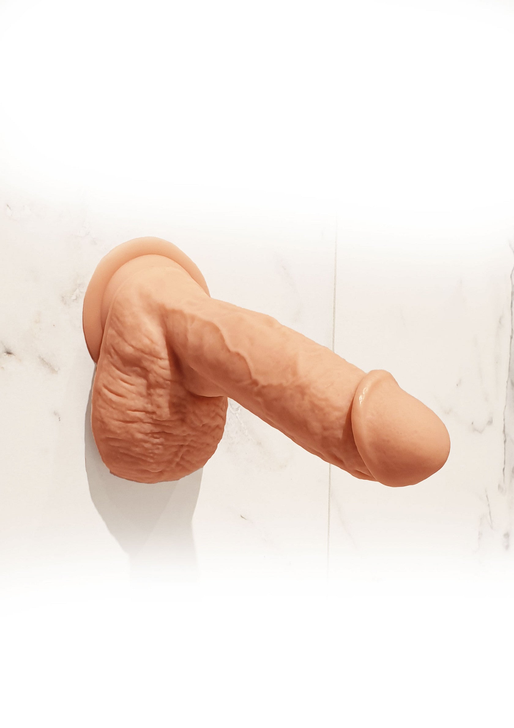 Naked Vibrating Dildo Silicone 17 cm - Afbeelding 5
