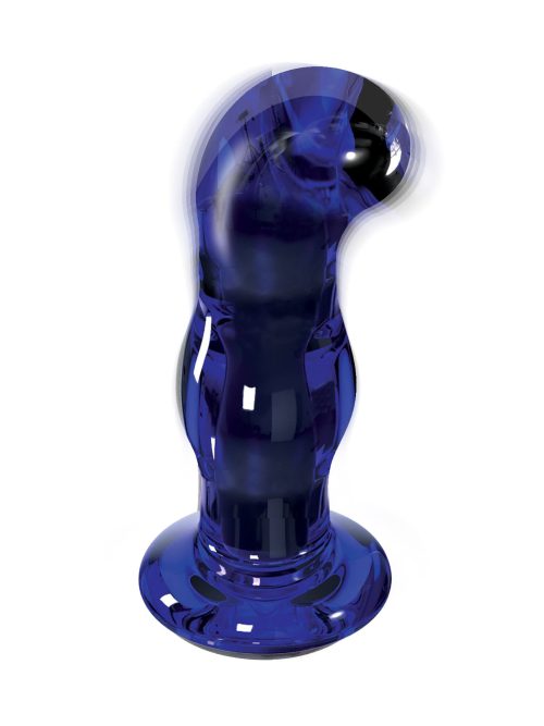 Gleaming Vibrating Glass Plug