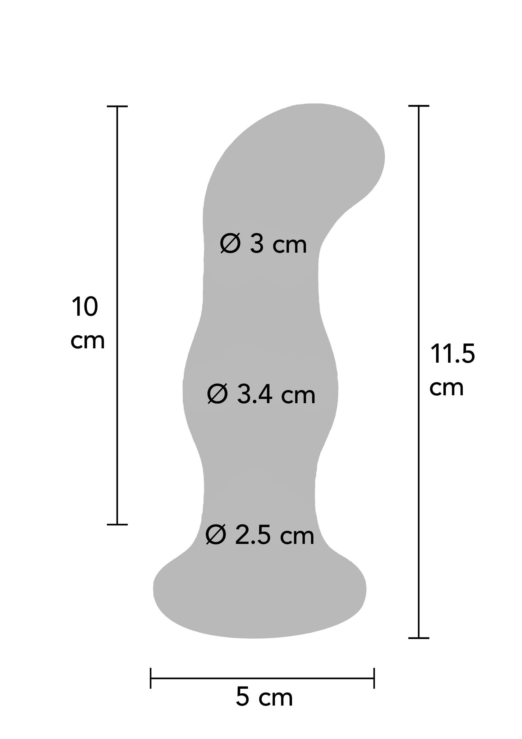 Gleaming Vibrating Glass Plug - Afbeelding 11