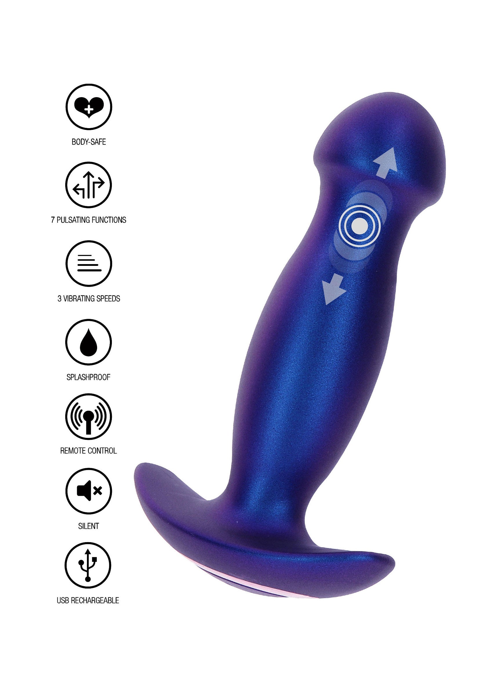 The Wild Magn Pulse Vibrating Plug - Afbeelding 7