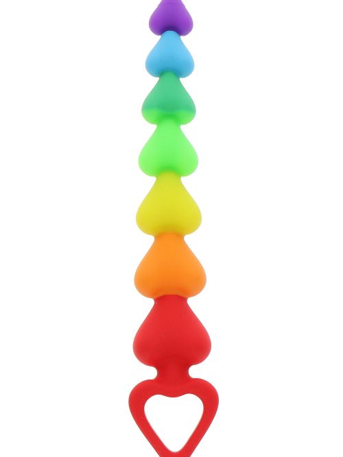 Rainbow Heart Beads