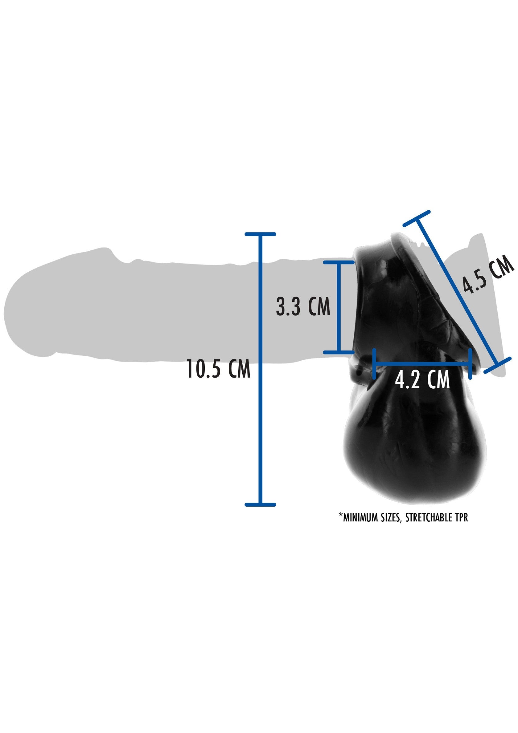 Penis Ring with Scrotum Holder - Afbeelding 6