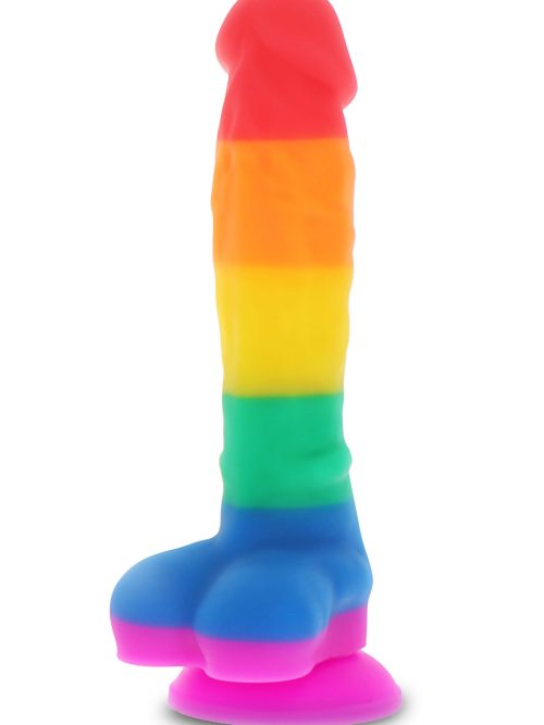 Rainbow Lover Dildo 18 cm