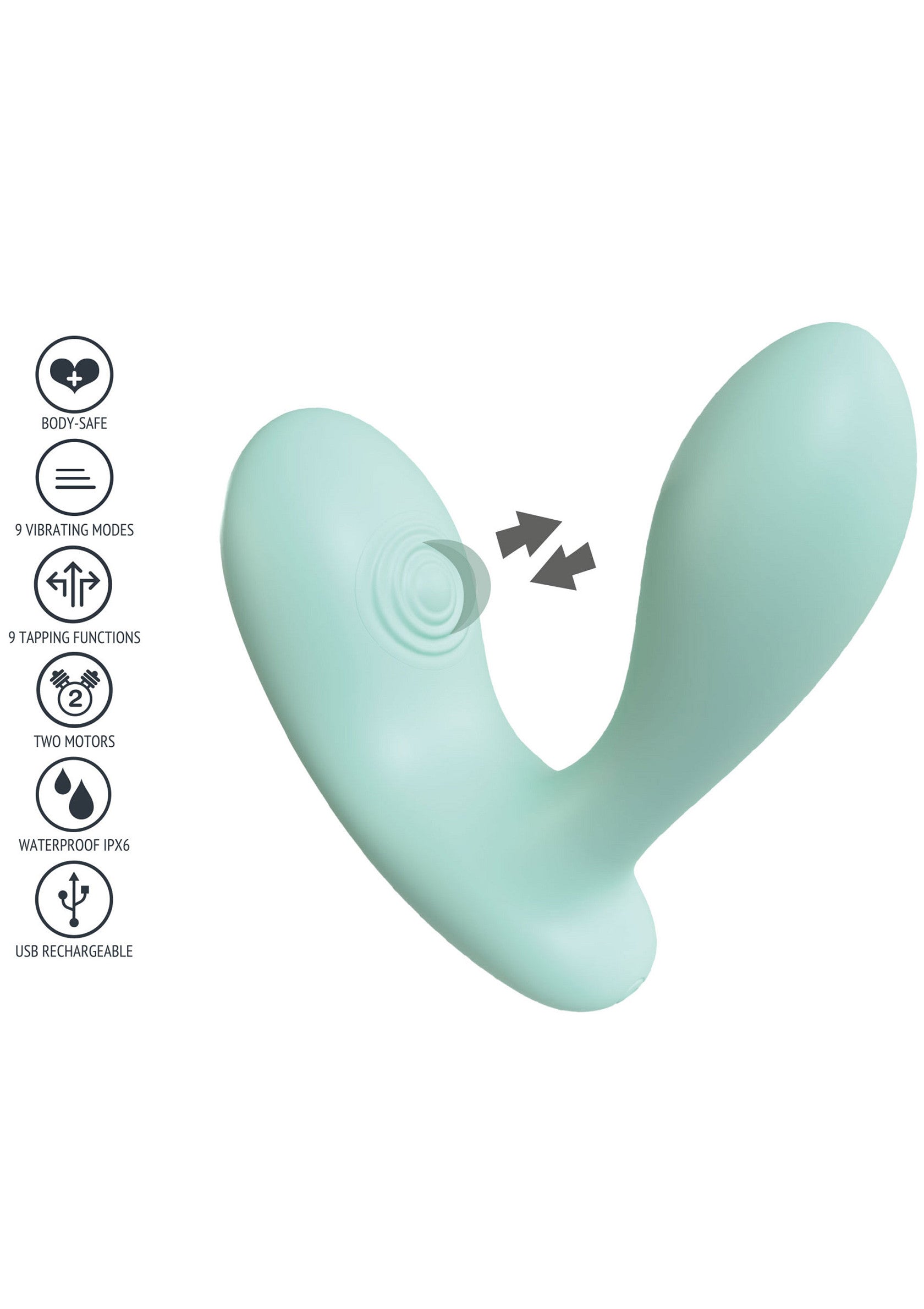 DuoVibe II Tapping Vibrator - Afbeelding 7