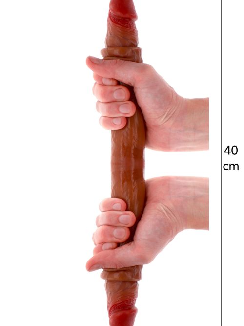 Foreskin Double Dong Silicone 40 cm
