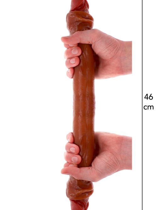 Foreskin Double Dong Silicone 46 cm