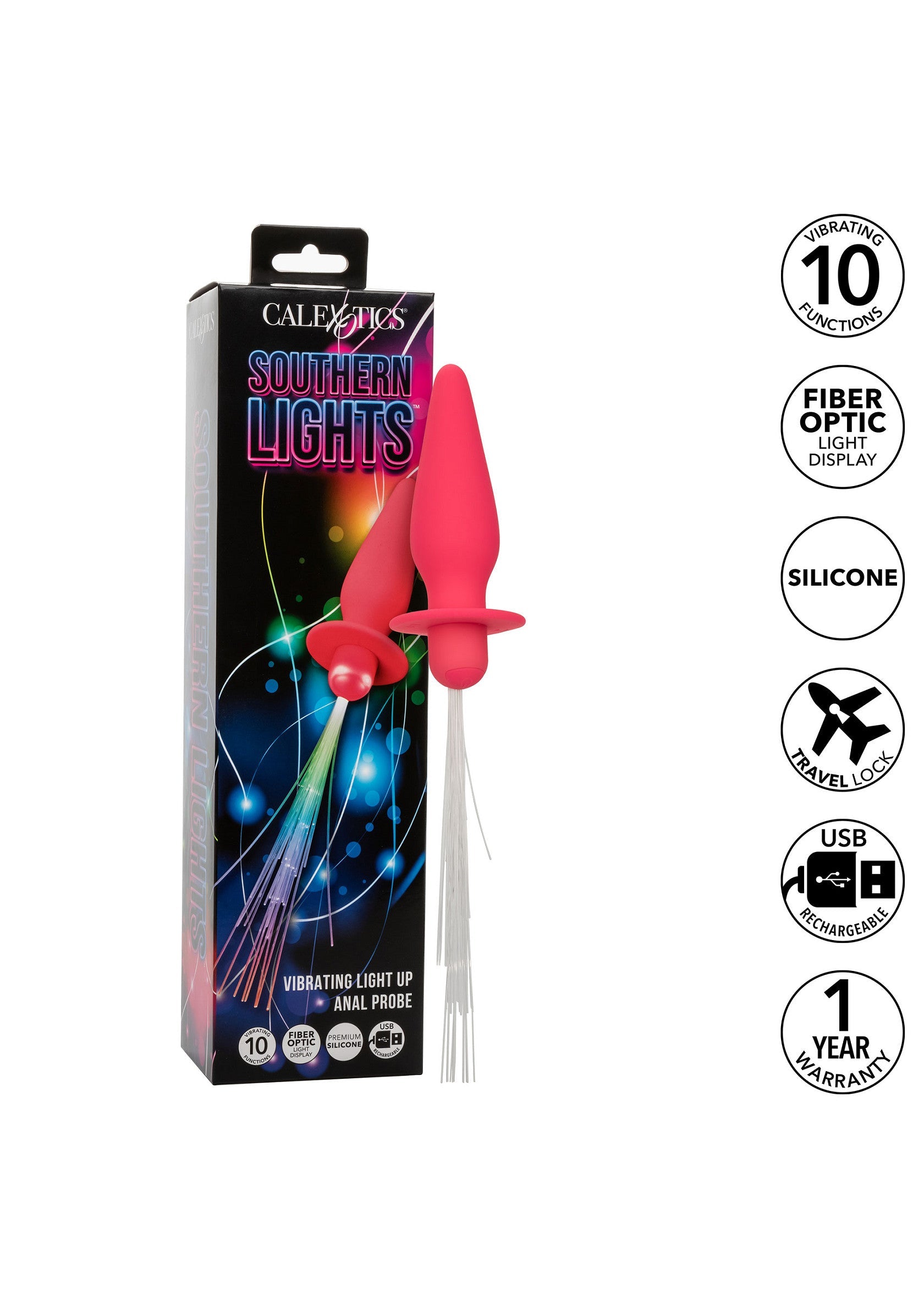 Vibrating Light Up Anal Probe - Afbeelding 14