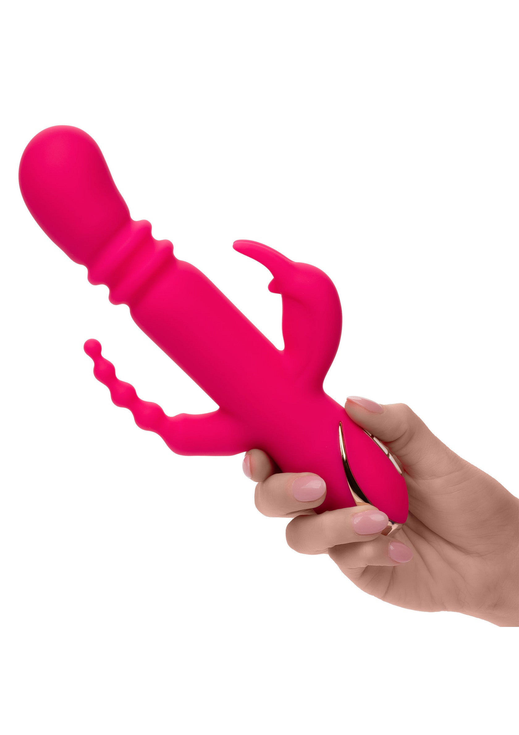 Heated Silicone Triple Rabbit - Afbeelding 9