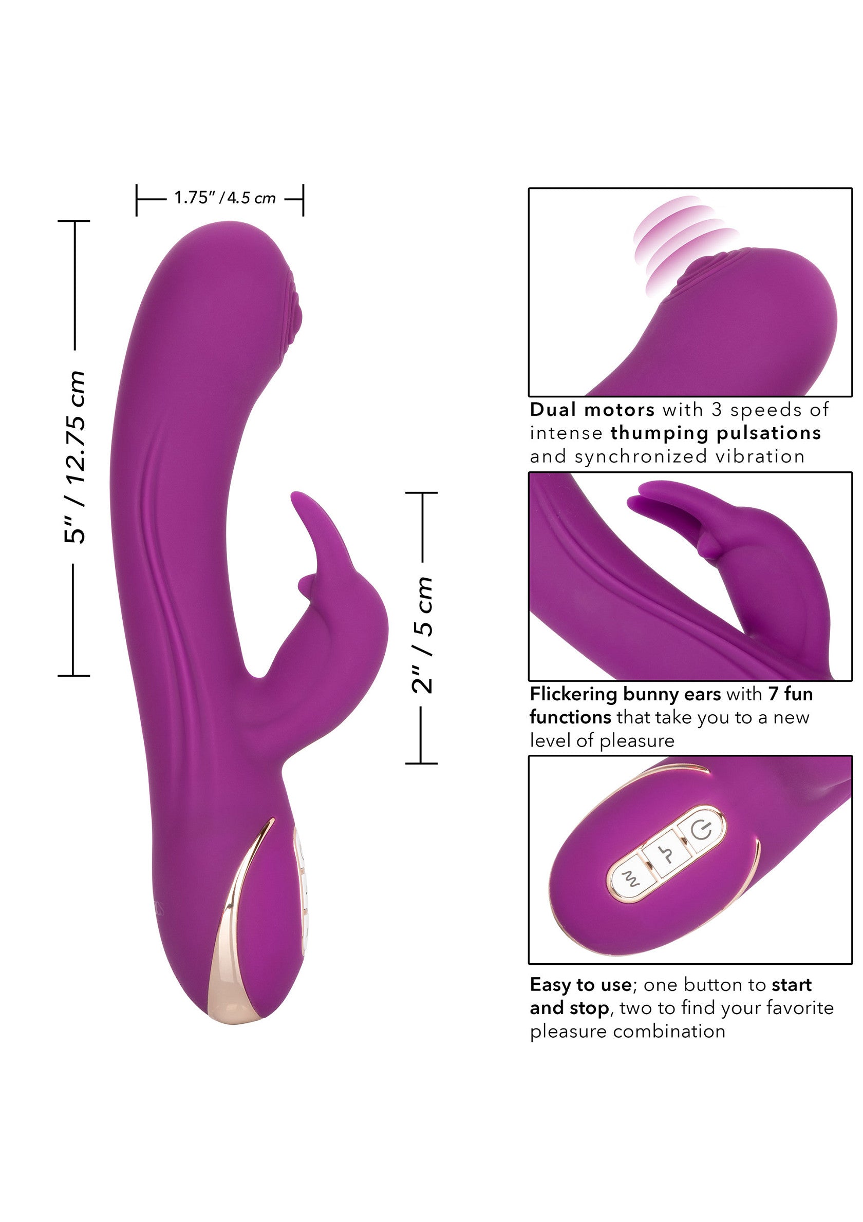 Silicone Thumping Rabbit - Afbeelding 8