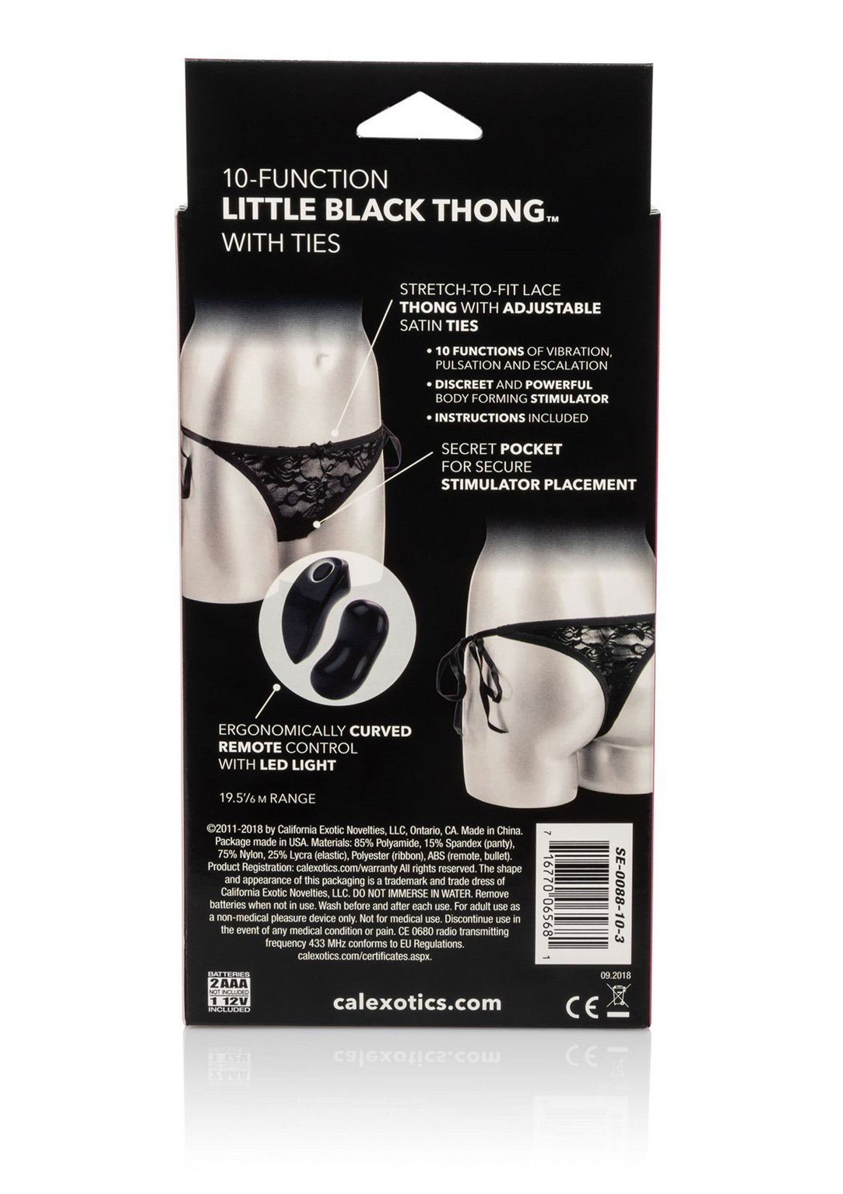 10 Function Thong With Ties - Afbeelding 3