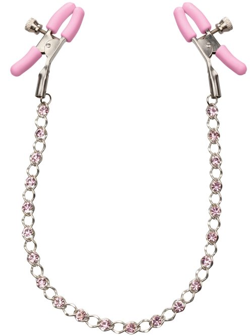 Crystal Chain Nipple Clamps