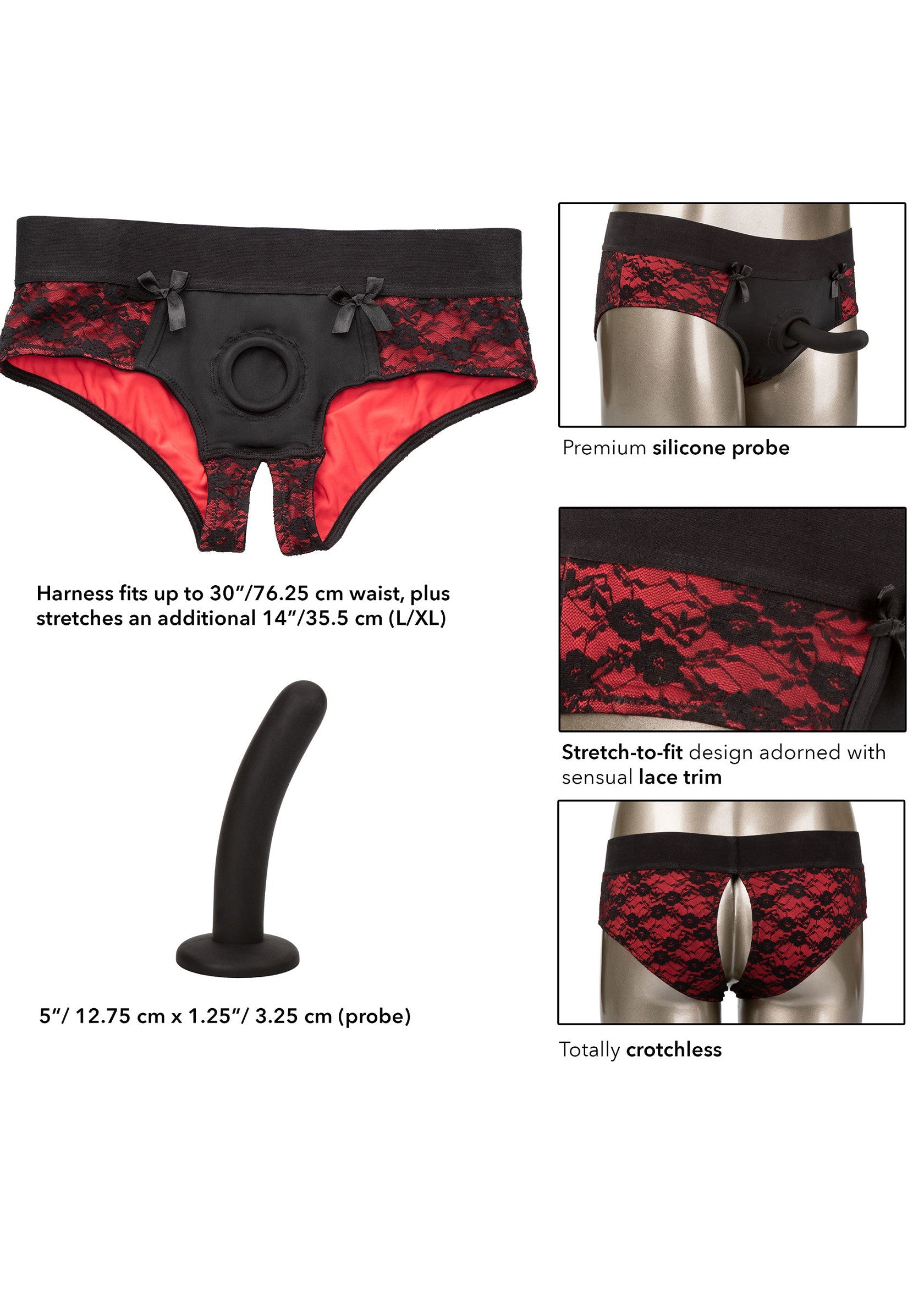 Scandal Crotchless Set L/XL - Afbeelding 7