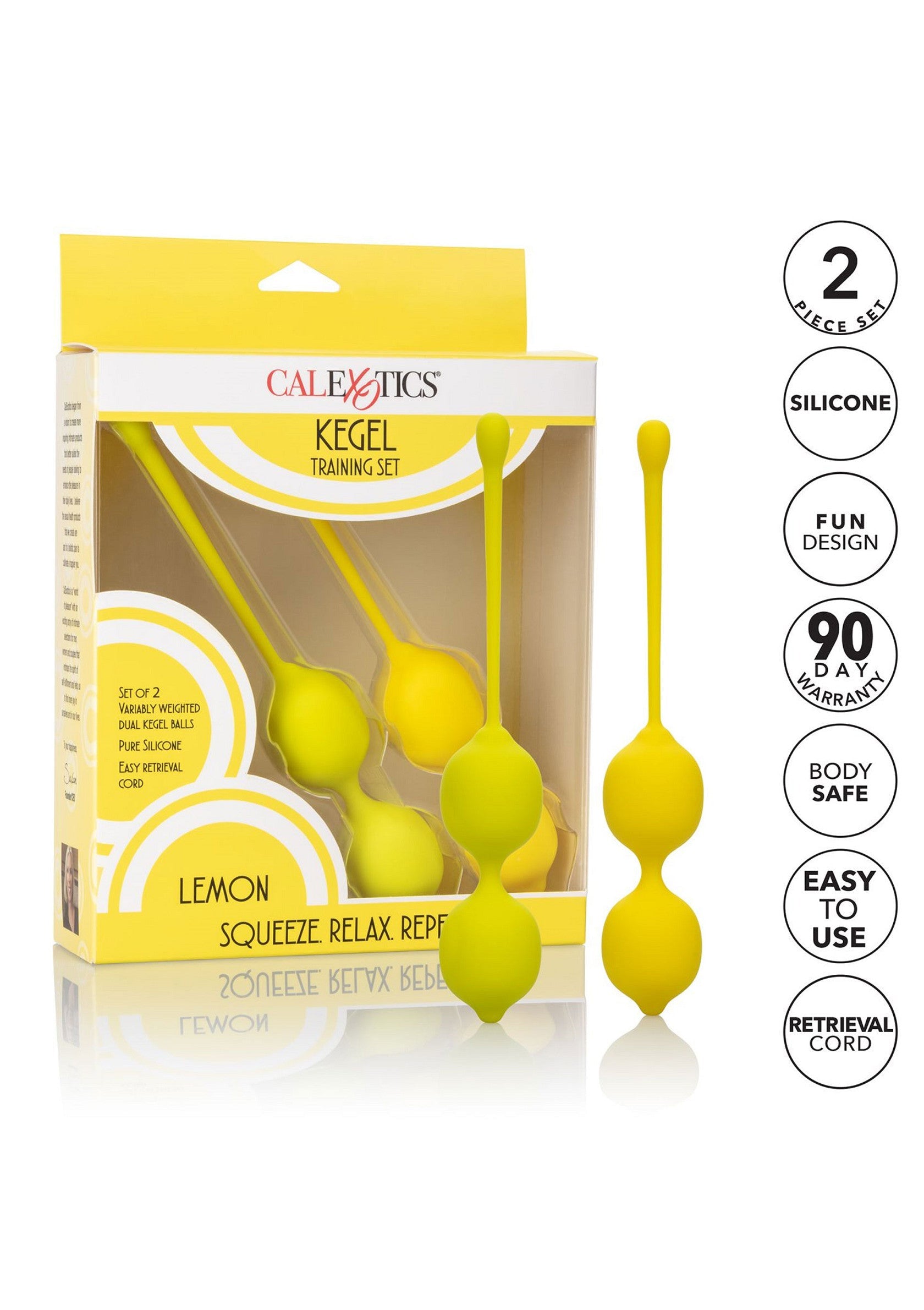Kegel Training Set Lemon - Afbeelding 5