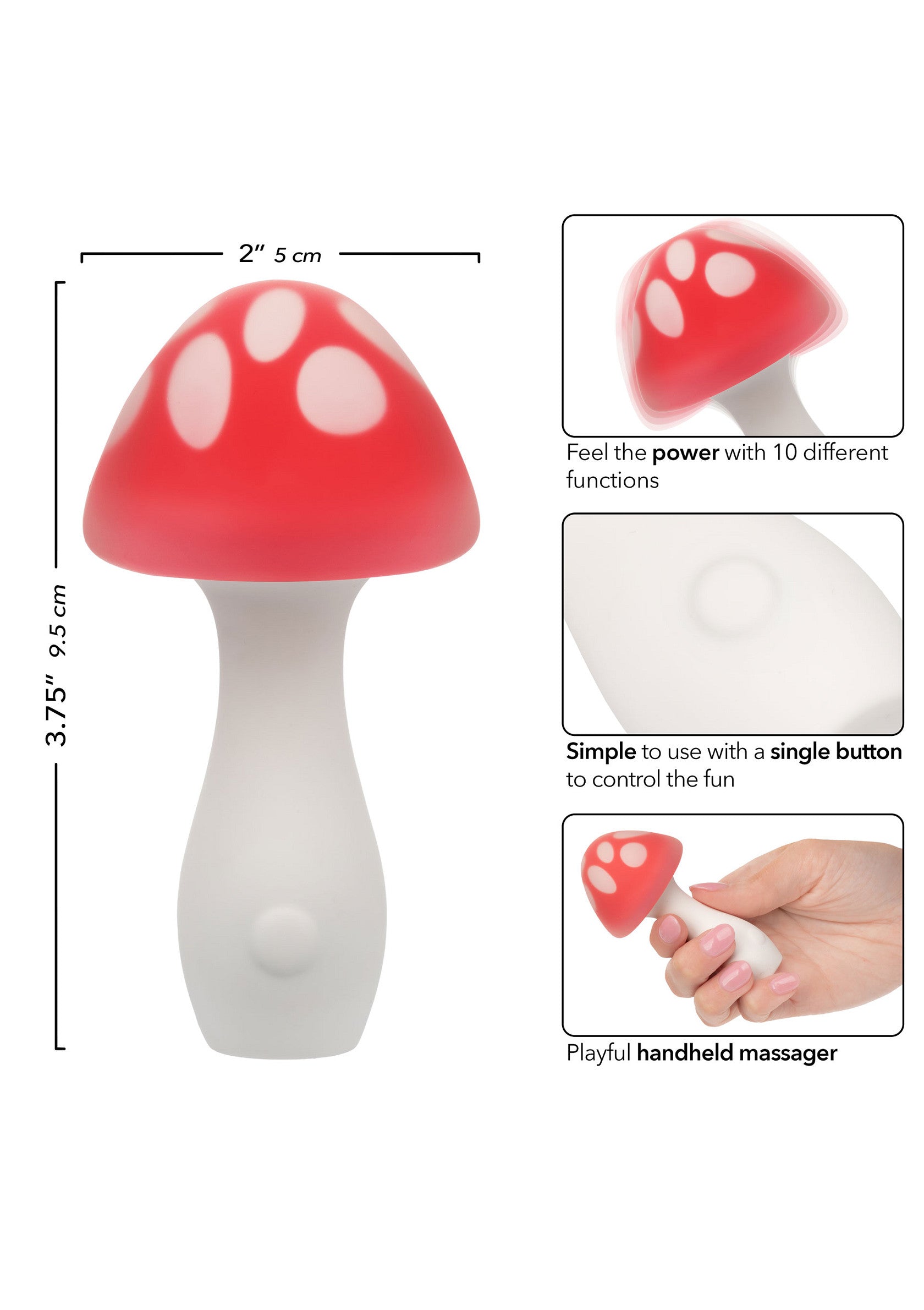 Muff Shroom Playful Massager - Afbeelding 5
