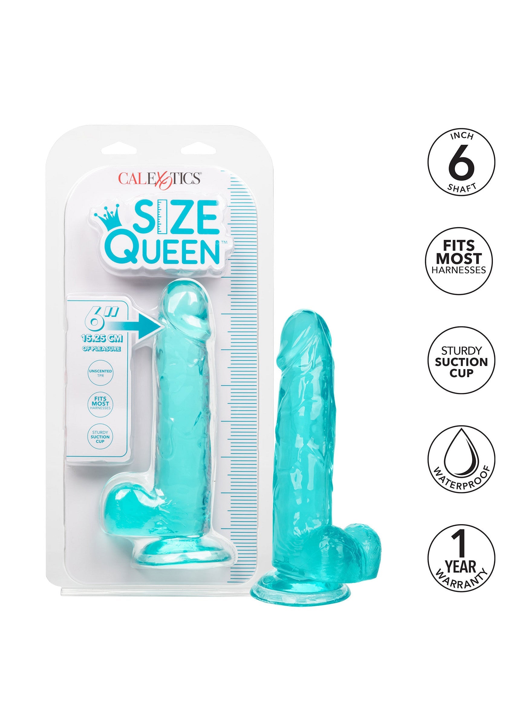 Queen Size Dong 6 inch - Afbeelding 7