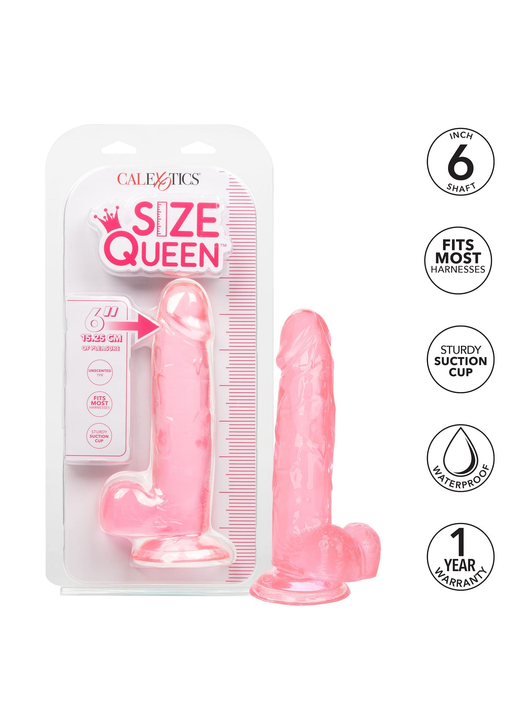 Queen Size Dong 6 inch - Afbeelding 14