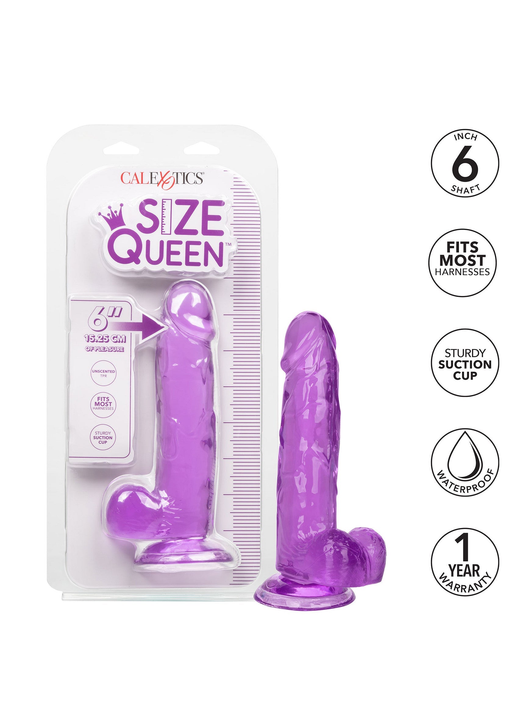 Queen Size Dong 6 inch - Afbeelding 21