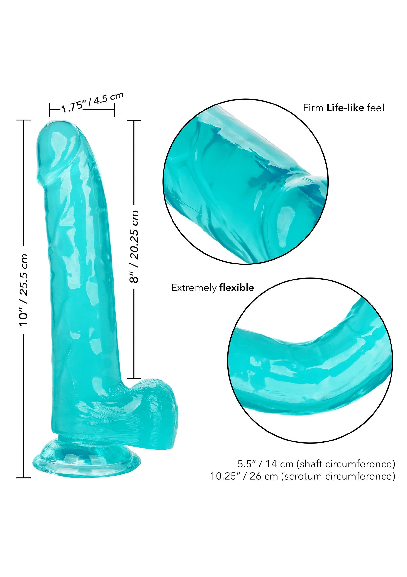 Queen Size Dong 8 inch - Afbeelding 6