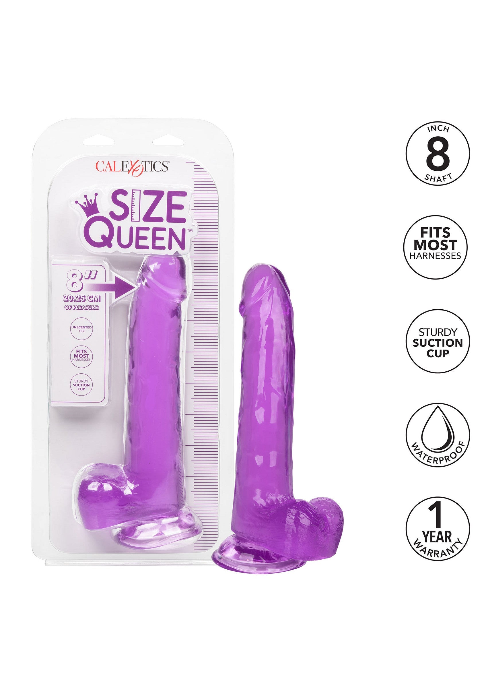 Queen Size Dong 8 inch - Afbeelding 21
