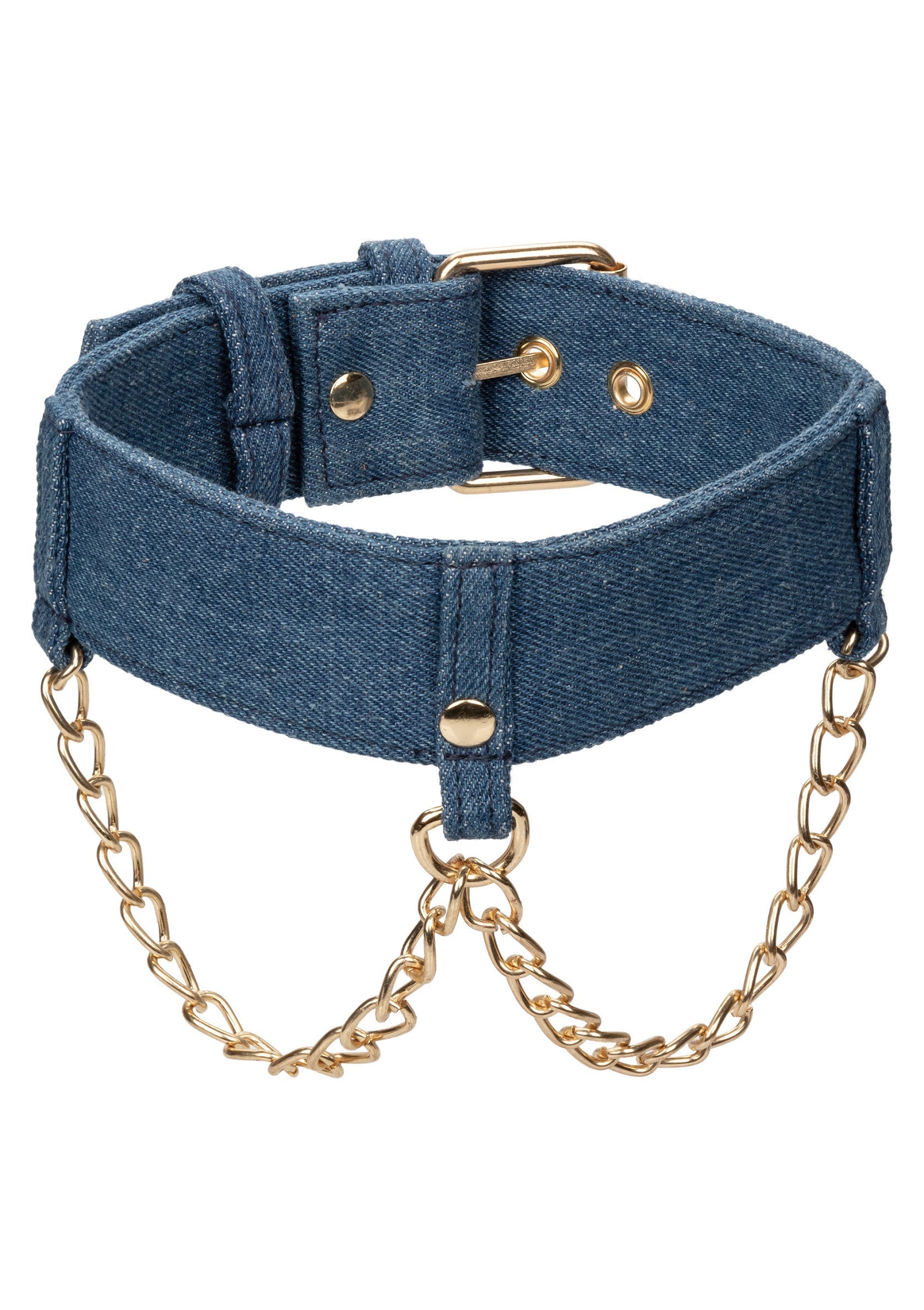 Ride Em Denim Collar + Leash - Afbeelding 3