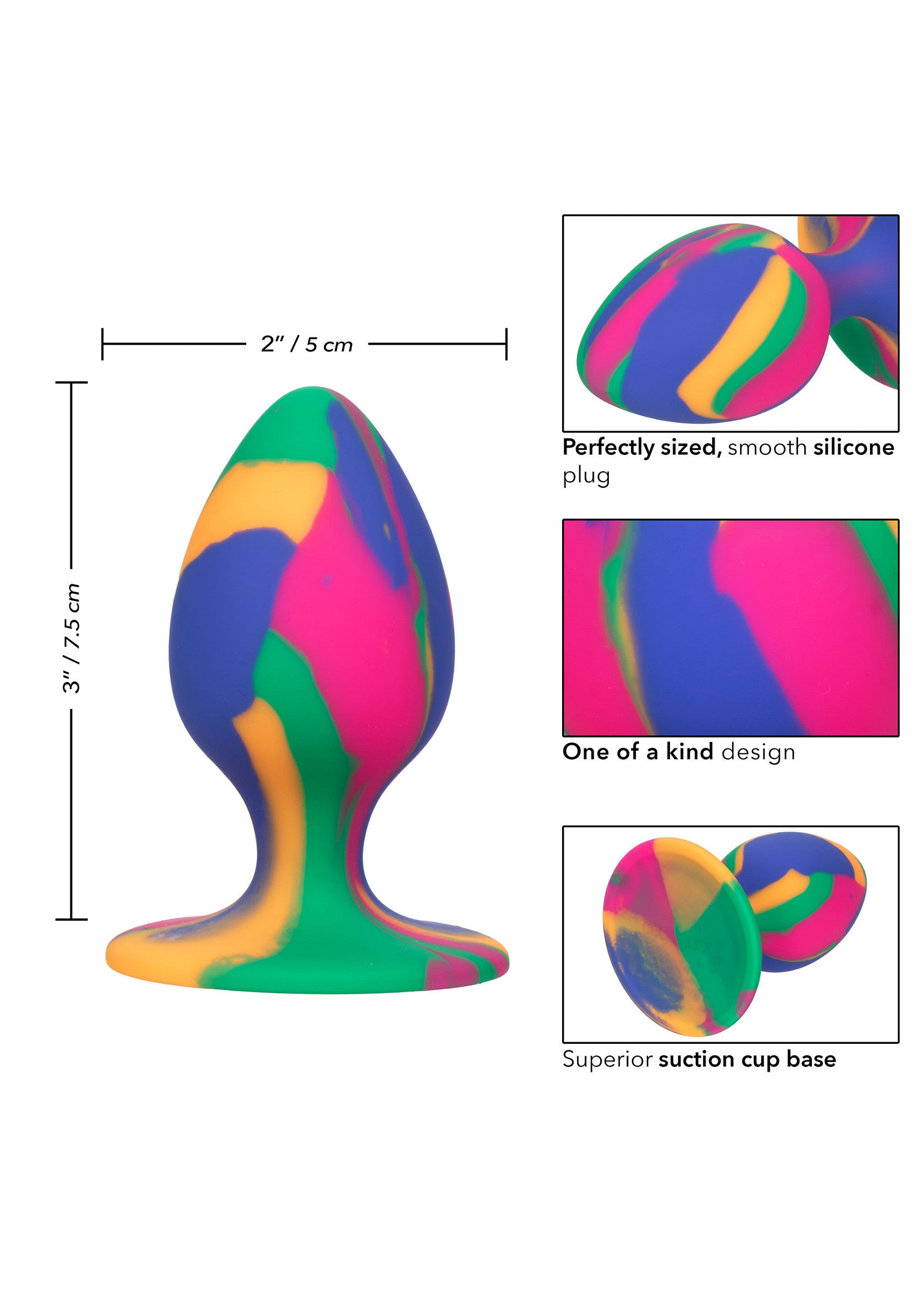 Cheeky Medium Tie-Dye Plug - Afbeelding 7