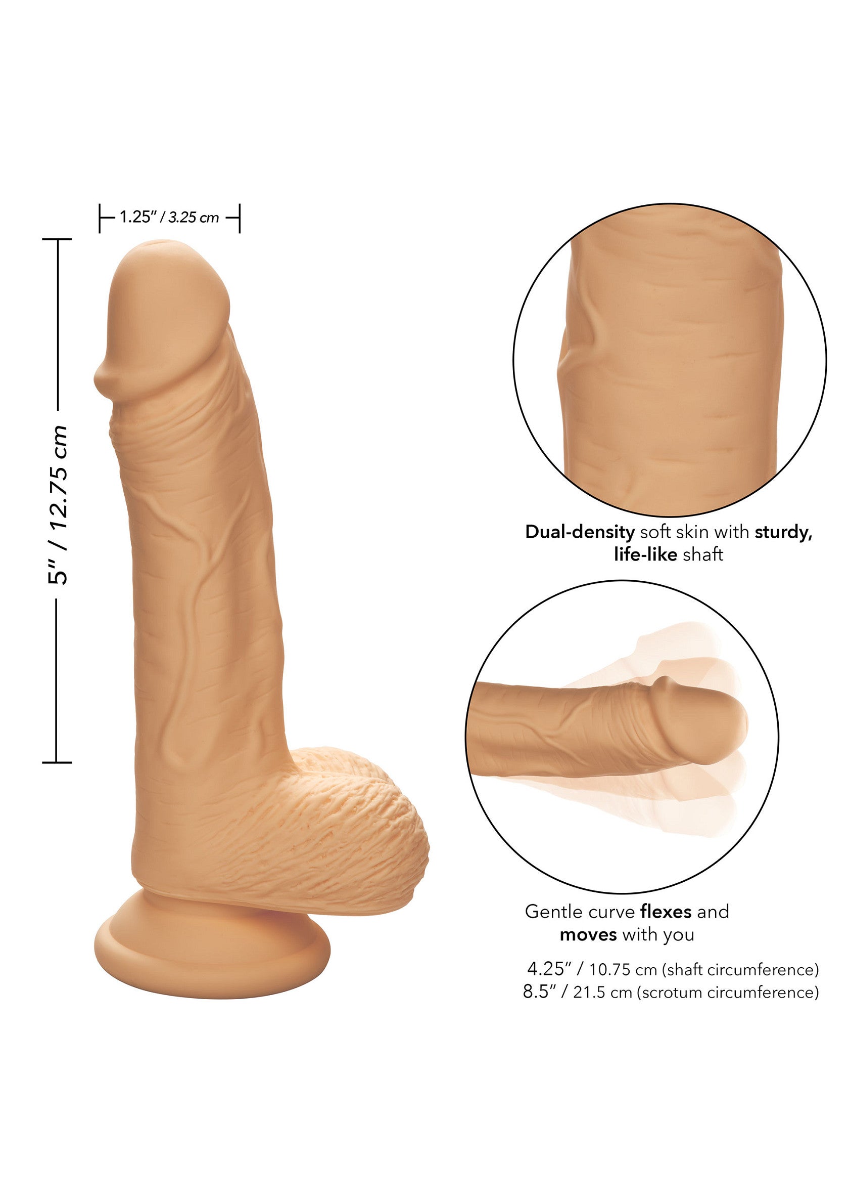 Dual Density Silicone Stud 5 inch - Afbeelding 13