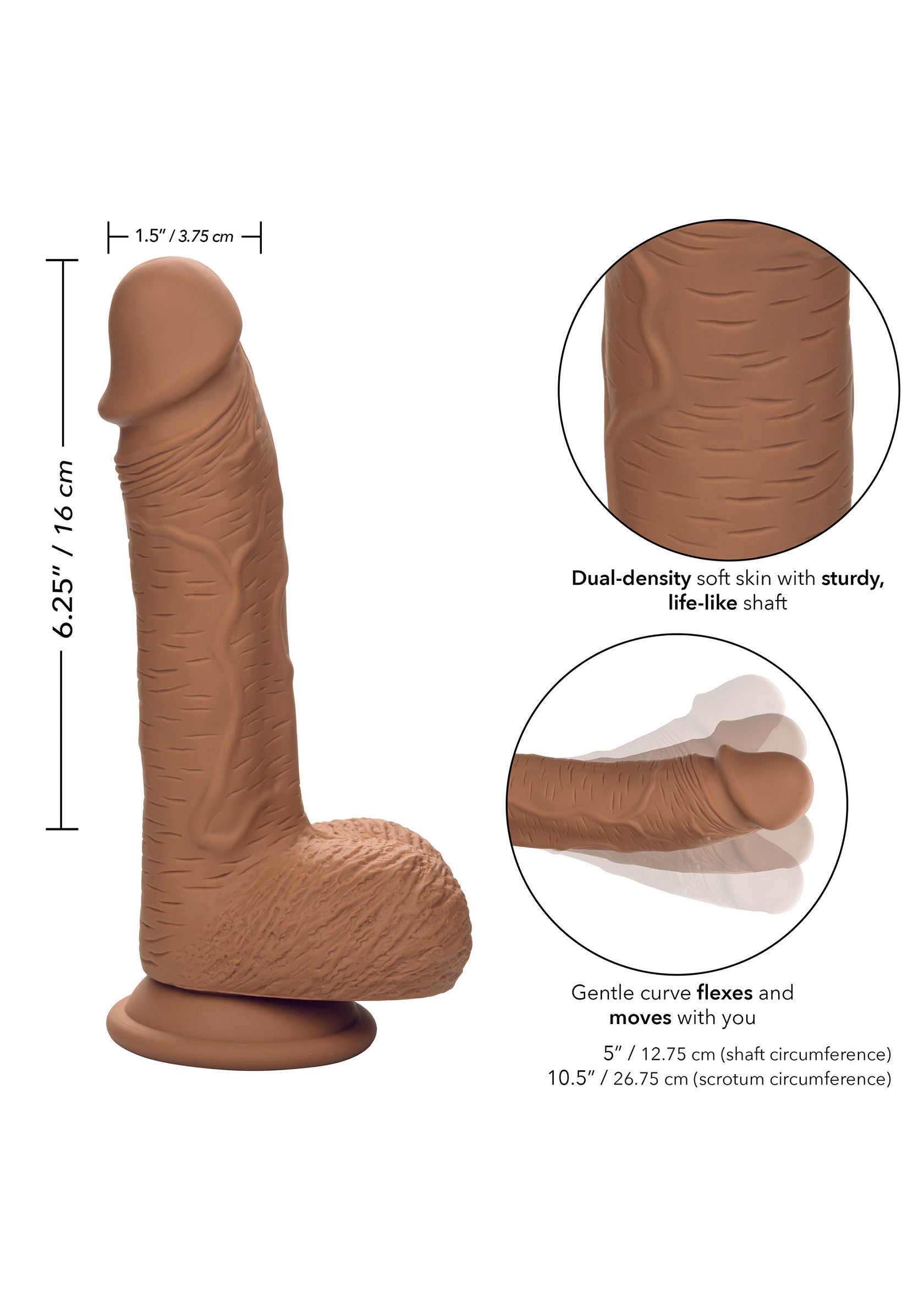 Dual Density Silicone Stud 6.25 inch - Afbeelding 2