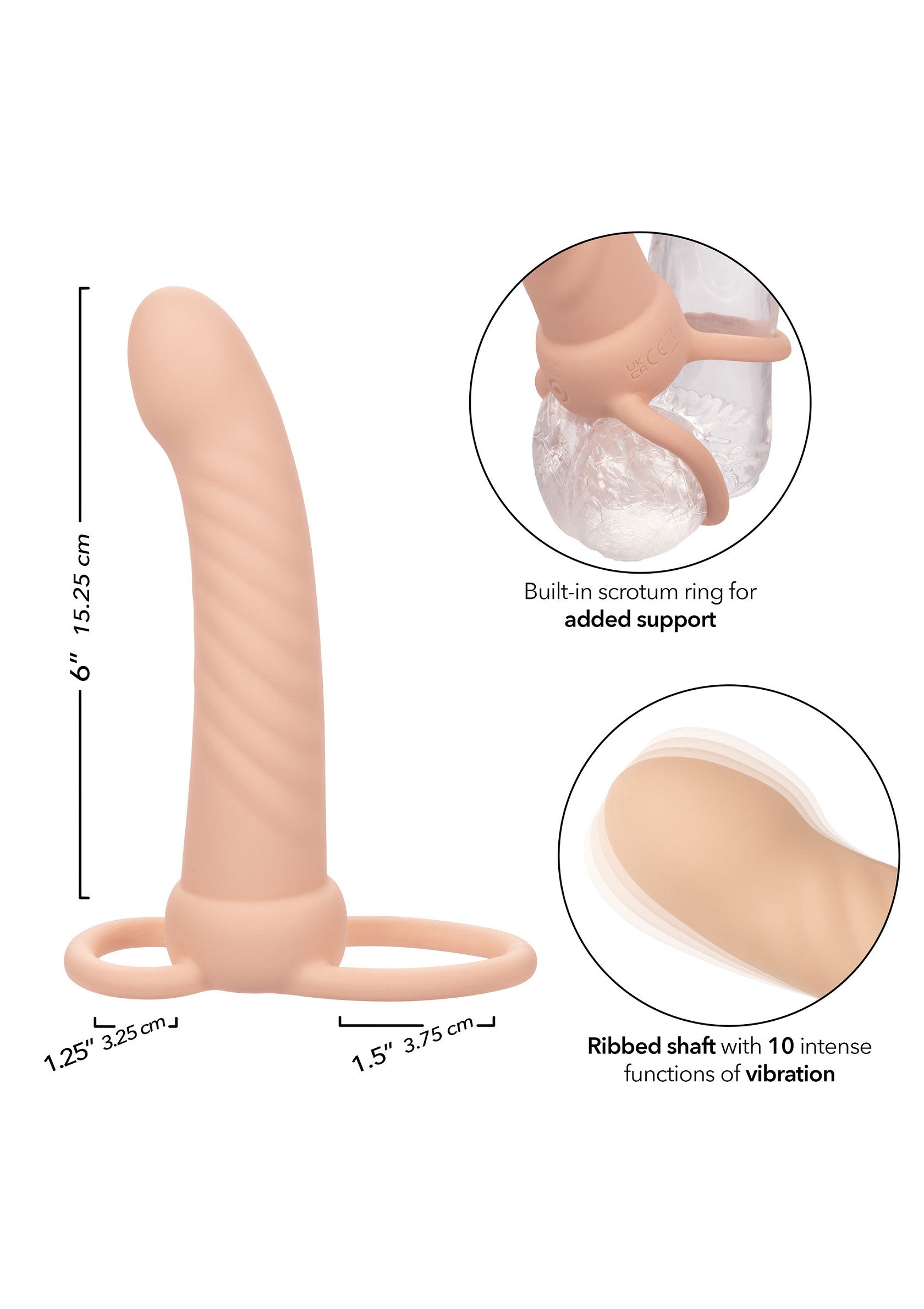 Ribbed Dual Penetrator - Afbeelding 3
