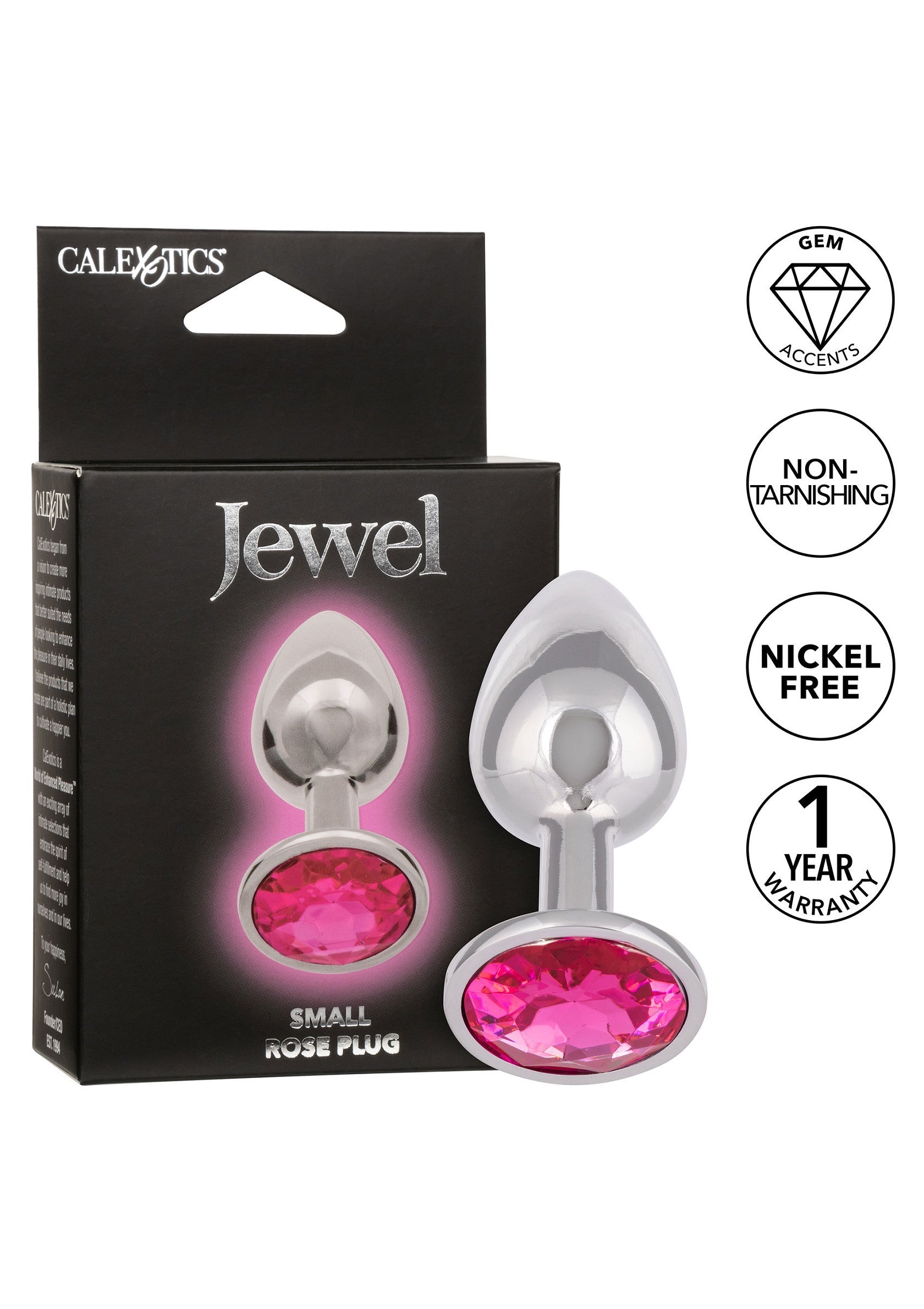 Jewel Small Rose Plug - Afbeelding 7