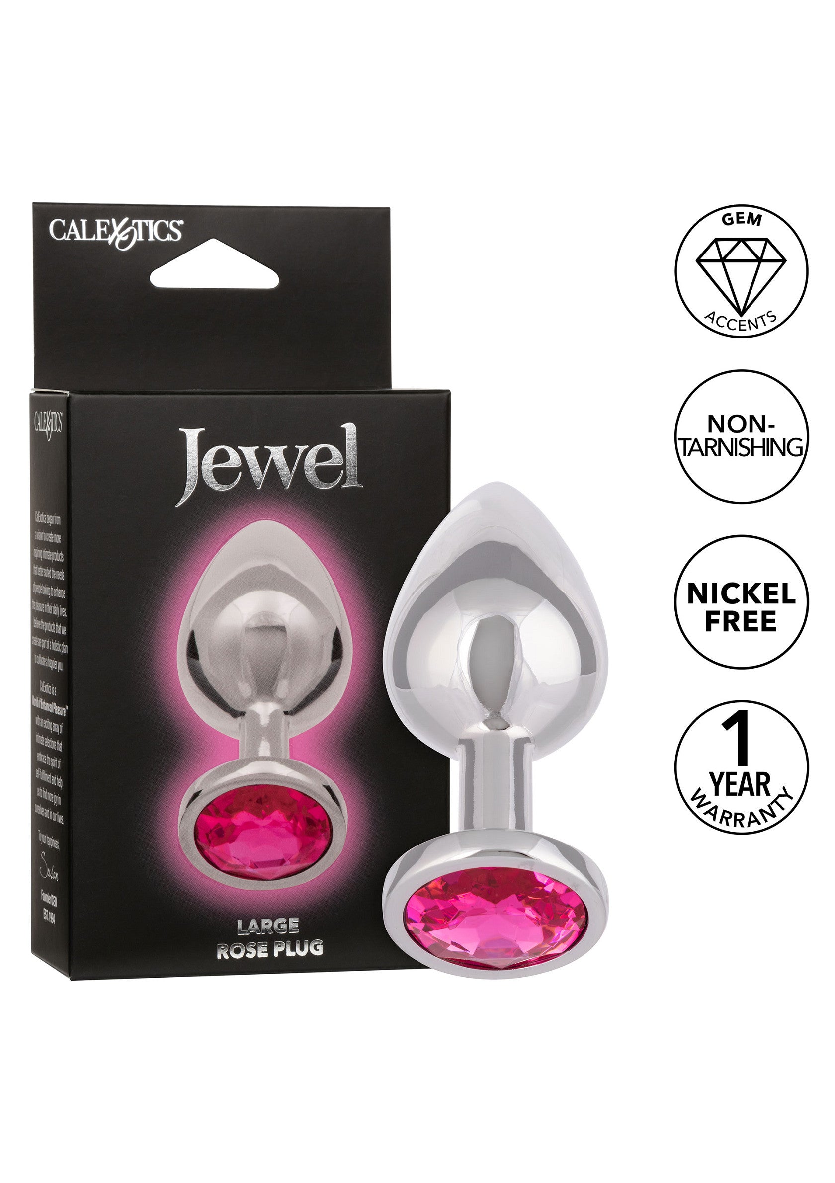 Jewel Large Rose Plug - Afbeelding 7