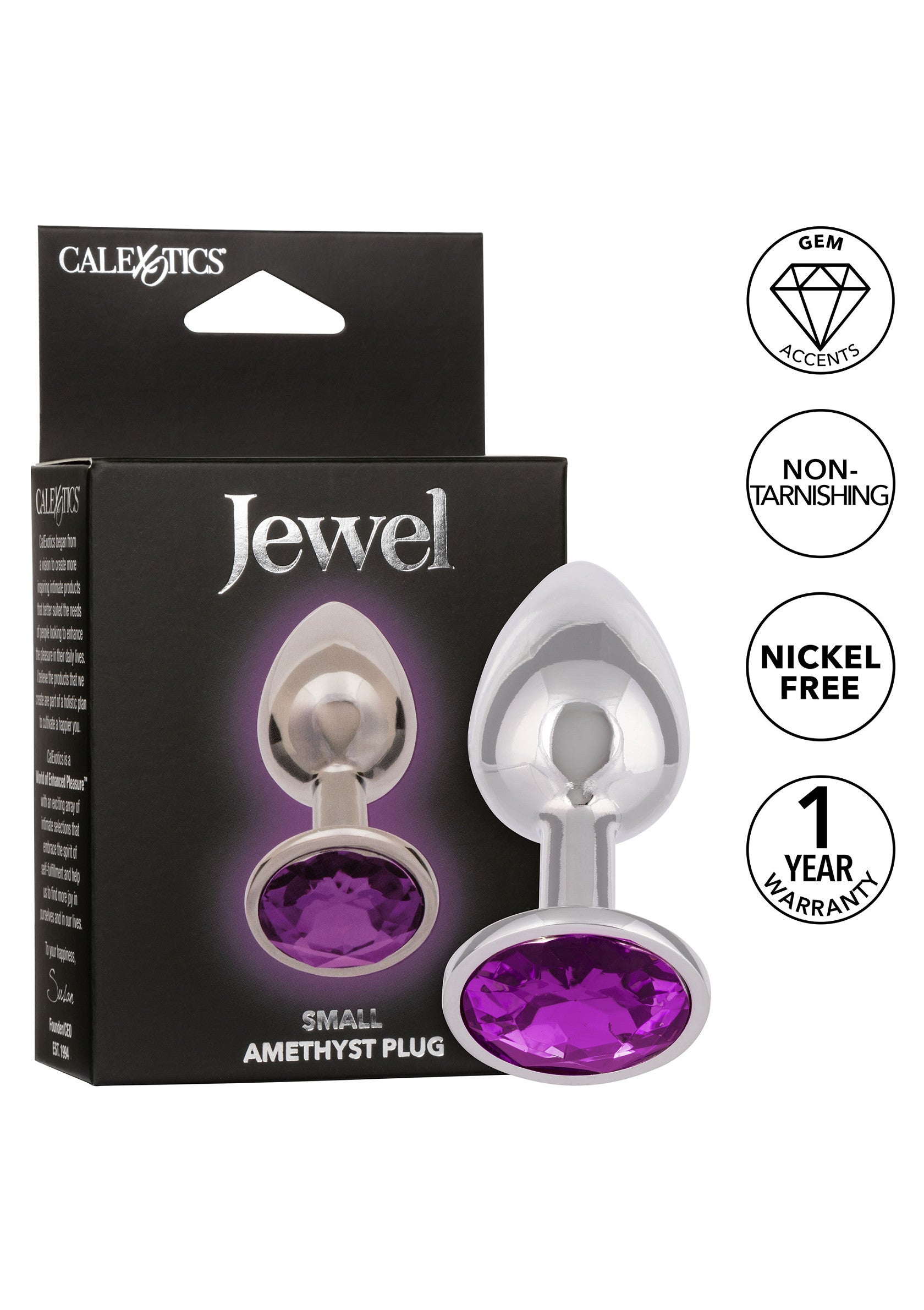 Jewel Small Amethyst Plug - Afbeelding 7