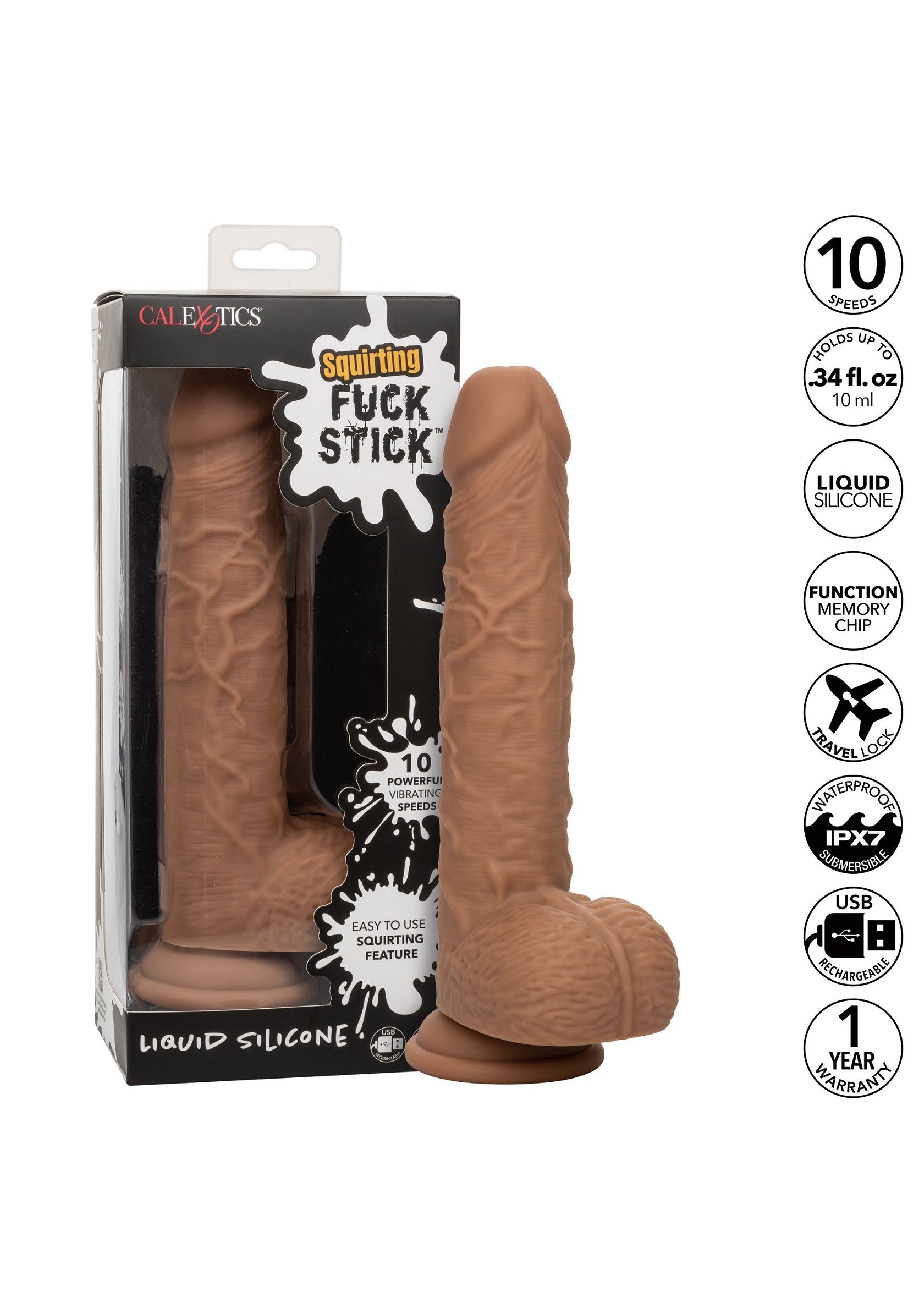 Squirting Vibrating Fuck Stick - Afbeelding 8