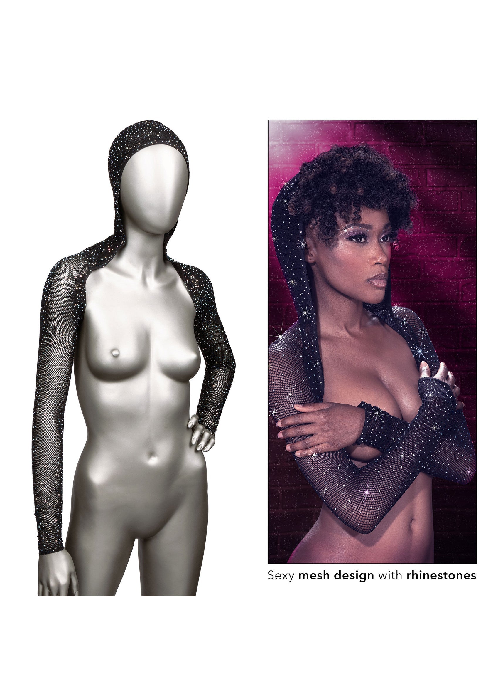 Hooded Shoulder Shrug - Afbeelding 5