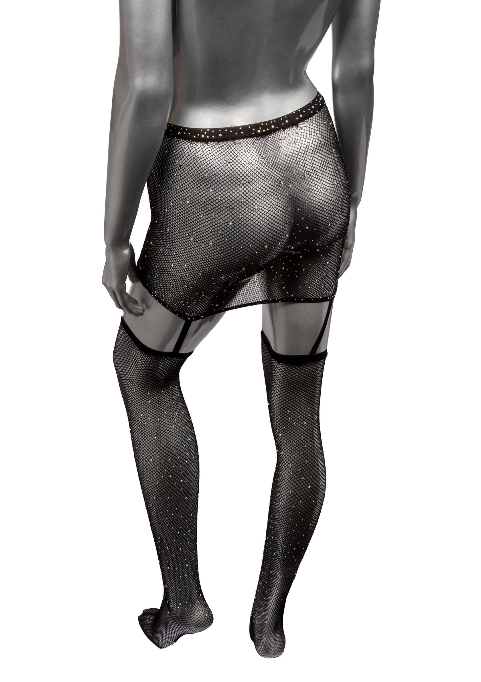 Garter Skirt Thigh Highs Plus - Afbeelding 4